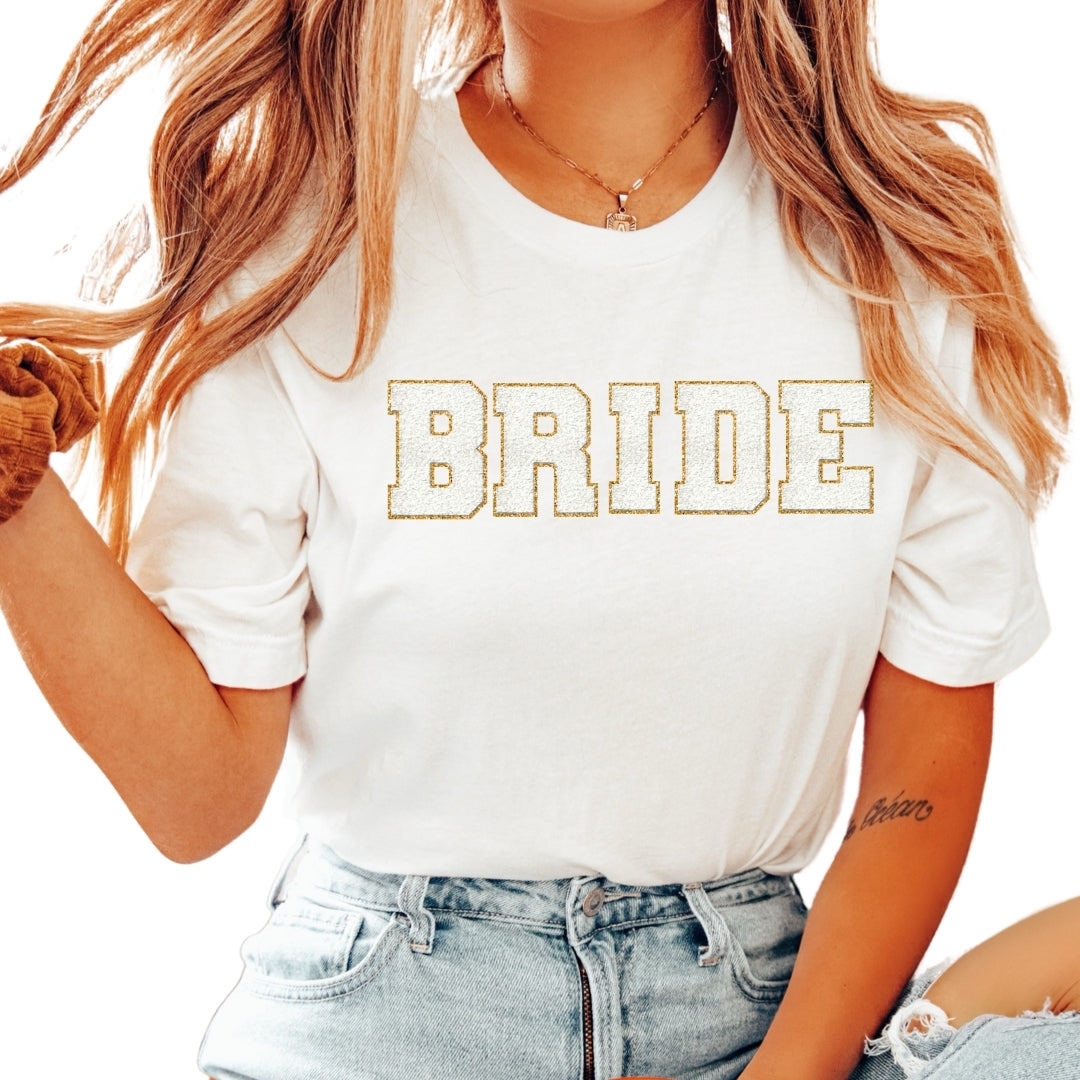 Chenille Letter Bride - Shirt