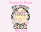 One Groovy Chick (Pastel) Easter DTF TRANSFER or UV DTF STICKER or UV DTF STICKER