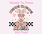 Bunnies Favorite Mama Easter Mom DTF TRANSFER or UV DTF STICKER or UV DTF STICKER