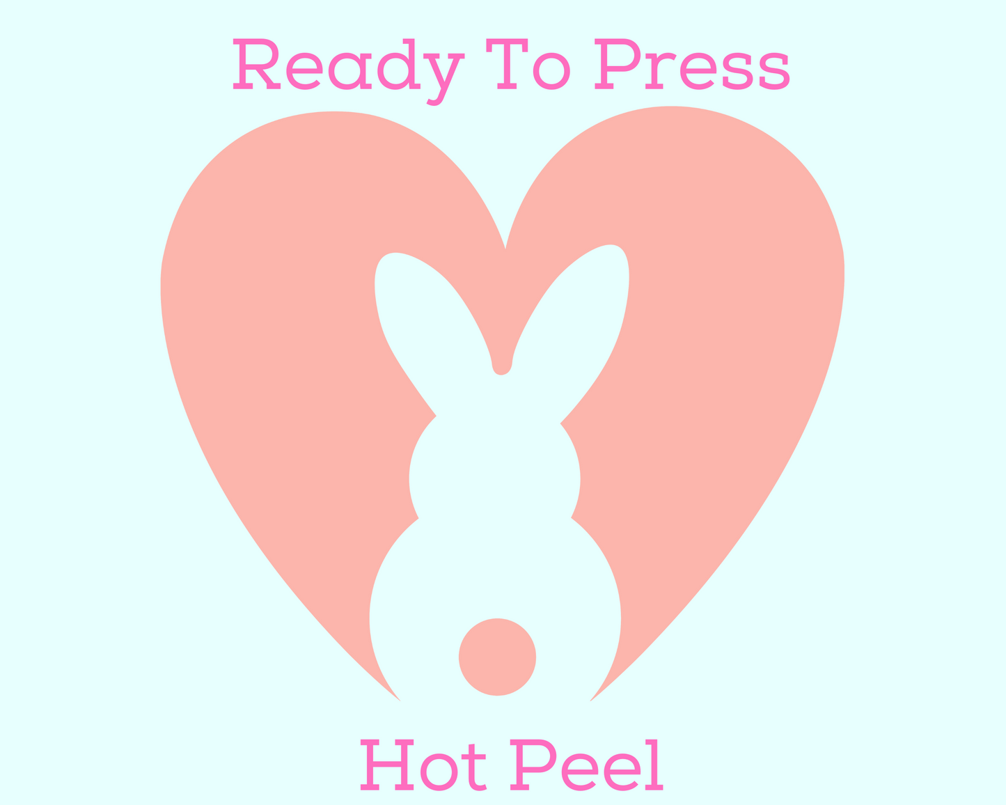 Pocket Easter Bunny Peach Easter DTF TRANSFER or UV DTF STICKER or UV DTF STICKER