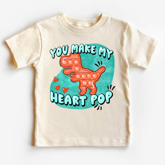 You Make My Heart Pop Valentines Day DTF TRANSFER or UV DTF STICKER
