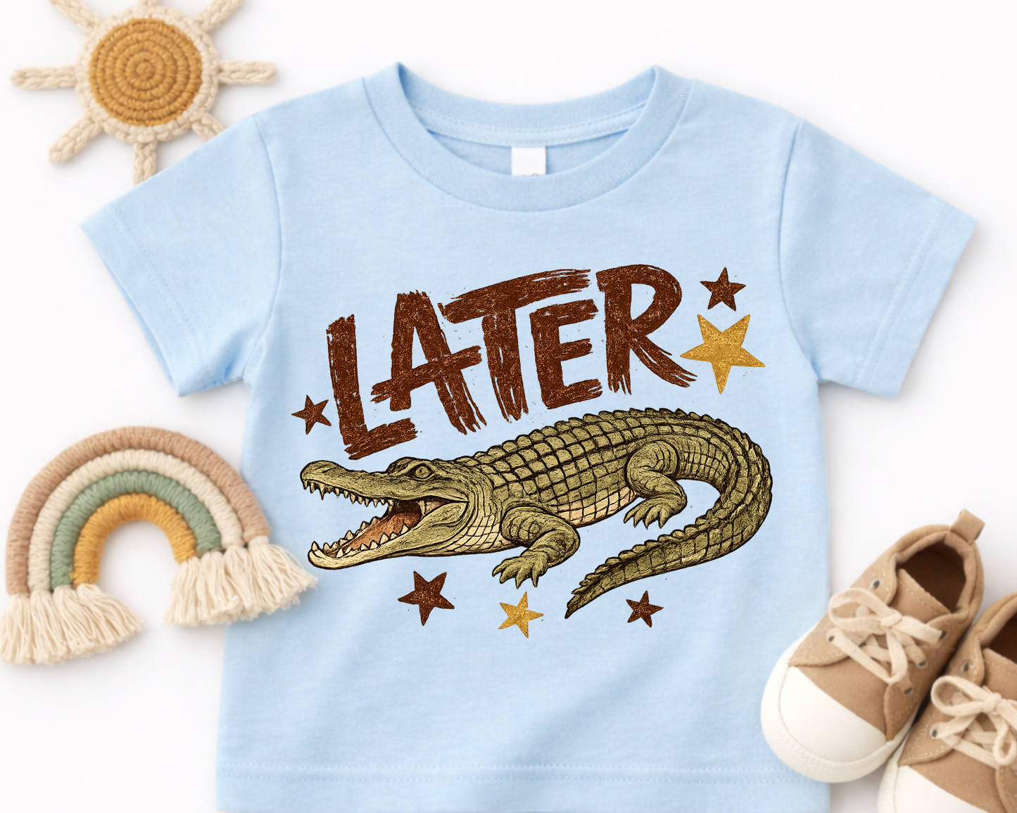 Later Alligator Boy DTF TRANSFER or UV DTF STICKER