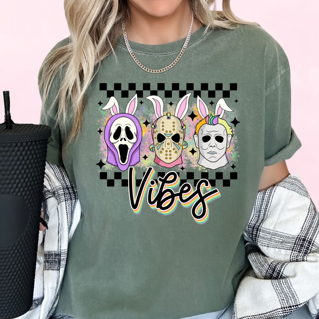 Killer Bunny Bunny Vibes Easter DTF TRANSFER