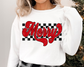 You Just found the cutest Christmas sweatshirt for the holiday season! This cozy Checkered Merry Christmas Sweatshirt is perfect for kids and Adults, for matching family sweatshirts or a mommy and me sweatshirt.