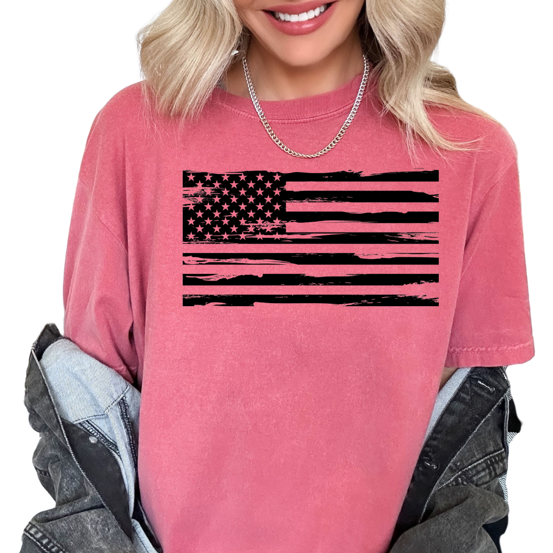 American Flag Patriotic DTF TRANSFER or UV DTF STICKER DECAL