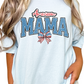 Coquette Bow American Mama 4th of July Patriotic DTF TRANSFER or UV DTF STICKER