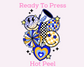 Blue Cheer Collage DTF TRANSFER or UV DTF STICKER