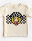 Boy Smiley (Distressed) DTF TRANSFER or UV DTF STICKER DECAL