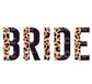 Bride half leopard DTF TRANSFER or UV DTF STICKER DECAL