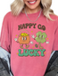 Happy Go Lucky St. Patrick's Day DTF TRANSFER or UV DTF STICKER DECAL
