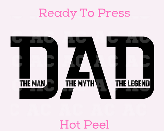 DAD DTF TRANSFER or UV DTF STICKER