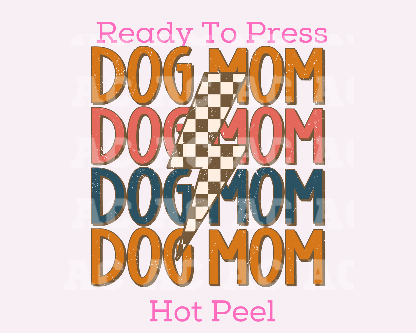 Dog Mom DTF TRANSFER or UV DTF STICKER DECAL