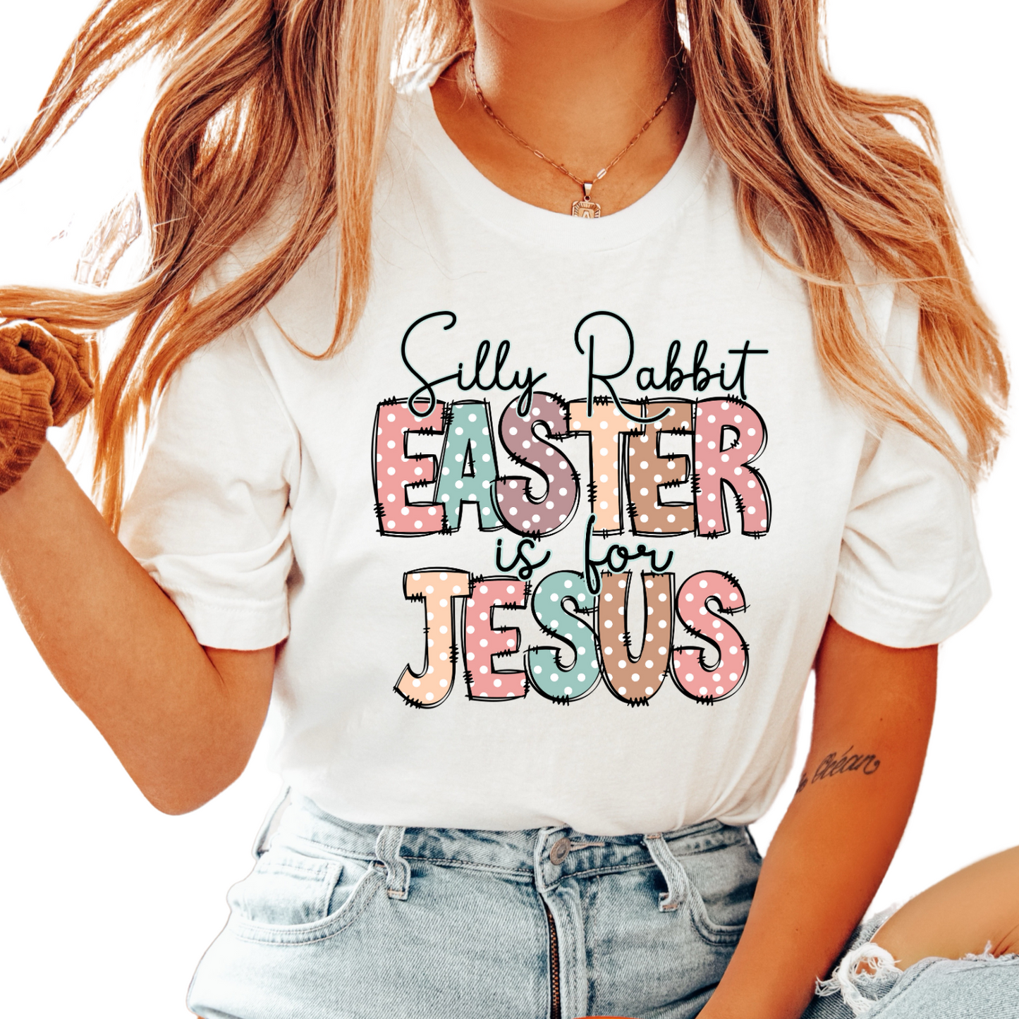 Easter is for Jesus Easter DTF TRANSFER or UV DTF STICKER or UV DTF STICKER
