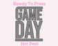 Vans Game Day (Black) DTF TRANSFER or UV DTF STICKER