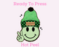 Lucky Beanie St. Patrick's Day DTF TRANSFER or UV DTF STICKER DECAL