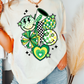 Green Cheer Collage DTF TRANSFER or UV DTF STICKER