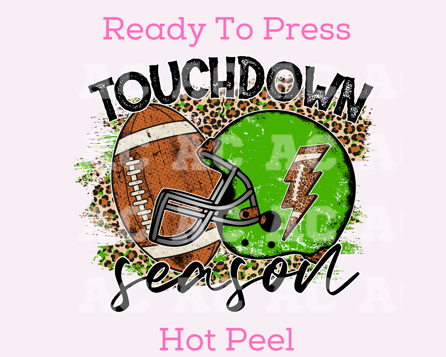 Touchdown Season (Green) DTF TRANSFER
