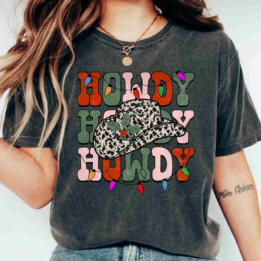 Christmas Howdy DTF TRANSFER