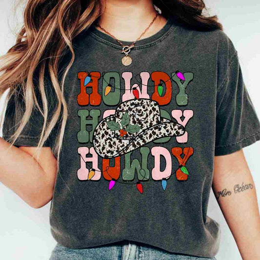 Christmas Howdy DTF TRANSFER
