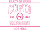 Cupid University (Pink) Valentines Day DTF TRANSFER