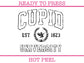 Cupid University (Black) Valentine's Day DTF TRANSFER