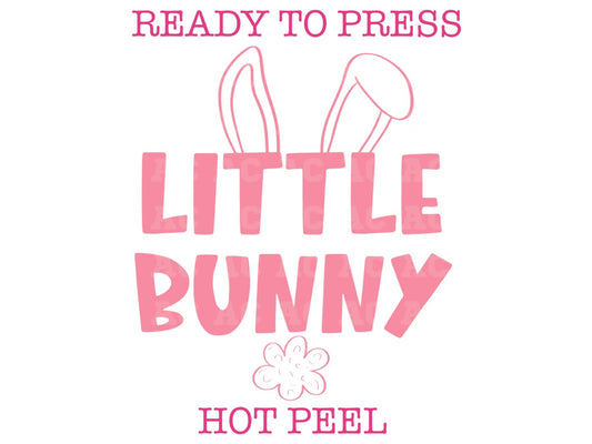 Little Bunny (Pink) Easter DTF TRANSFER