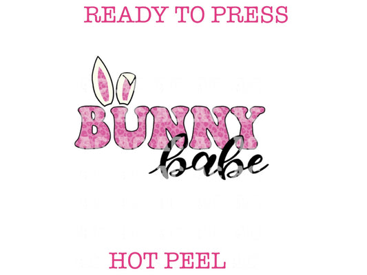 Bunny Babe Easter DTF TRANSFER