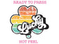 Lucky Clover Retro St. Patrick's Day DTF TRANSFER or UV DTF STICKER