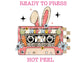 Hip Hop Bunny Retro Cassette Easter DTF TRANSFER