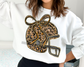 Leopard Helmet Football DTF TRANSFER or UV DTF STICKER