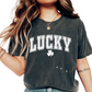 Varsity Lucky (White) St. Patrick's Day DTF TRANSFER or UV DTF STICKER