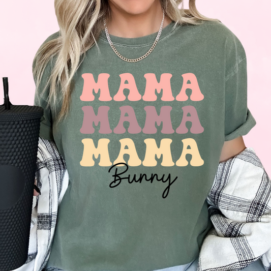 Mama Bunny Easter Mom DTF TRANSFER or UV DTF STICKER or UV DTF STICKER