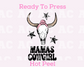 Mamas Cowgirl DTF TRANSFER or UV DTF STICKER DECAL