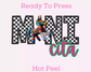 Mini-Cita Cinco De Mayo DTF TRANSFER or UV DTF STICKER DECAL