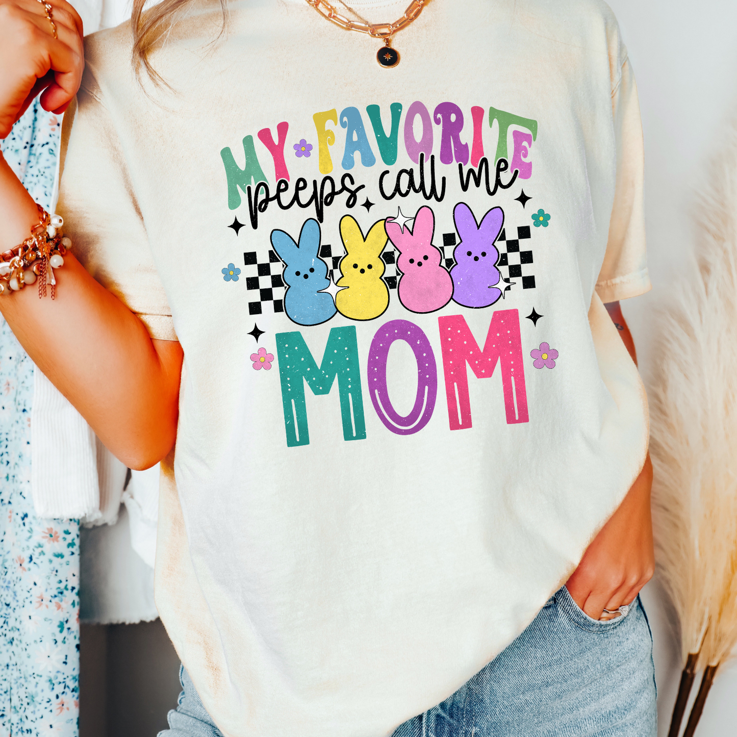 My Favorite Peeps Easter DTF TRANSFER or UV DTF STICKER or UV DTF STICKER