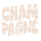 Distressed Champagne (Nude) DTF TRANSFER or UV DTF STICKER DECAL