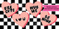 Conversation Hearts Checkered Valentine's Day DTF TRANSFER