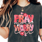 Pray More Worry Less Religious DTF TRANSFER or UV DTF STICKER