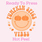 Pumpkin Spice Vibes DTF TRANSFER or UV DTF STICKER DECAL