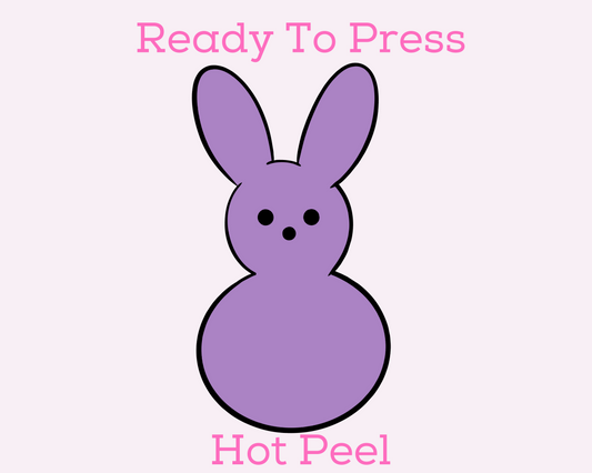 Purple Peep Easter DTF TRANSFER or UV DTF STICKER or UV DTF STICKER