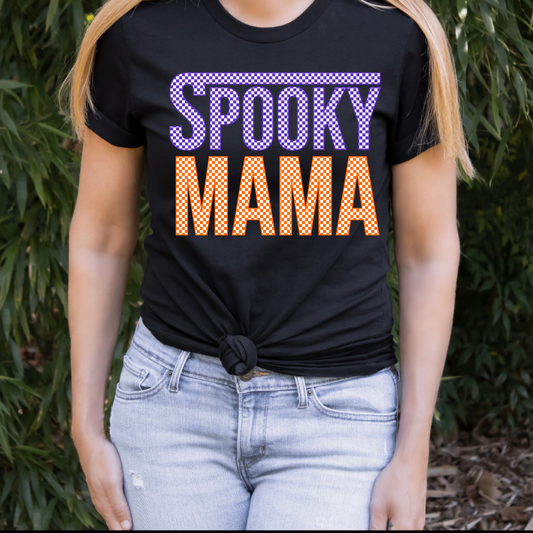 Spooky Mama (Vans)  DTF TRANSFER or UV DTF STICKER DECAL