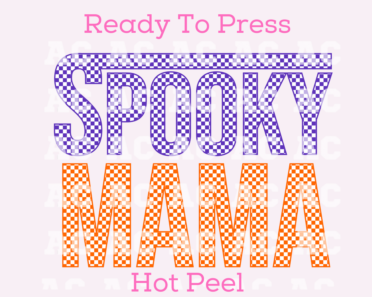 Spooky Mama (Vans)  DTF TRANSFER or UV DTF STICKER DECAL