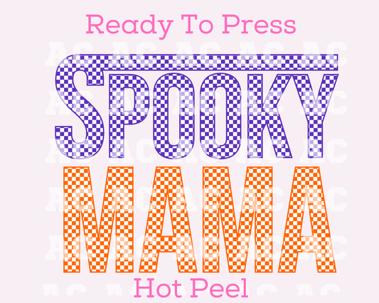 Spooky Mama (Vans)  DTF TRANSFER or UV DTF STICKER DECAL