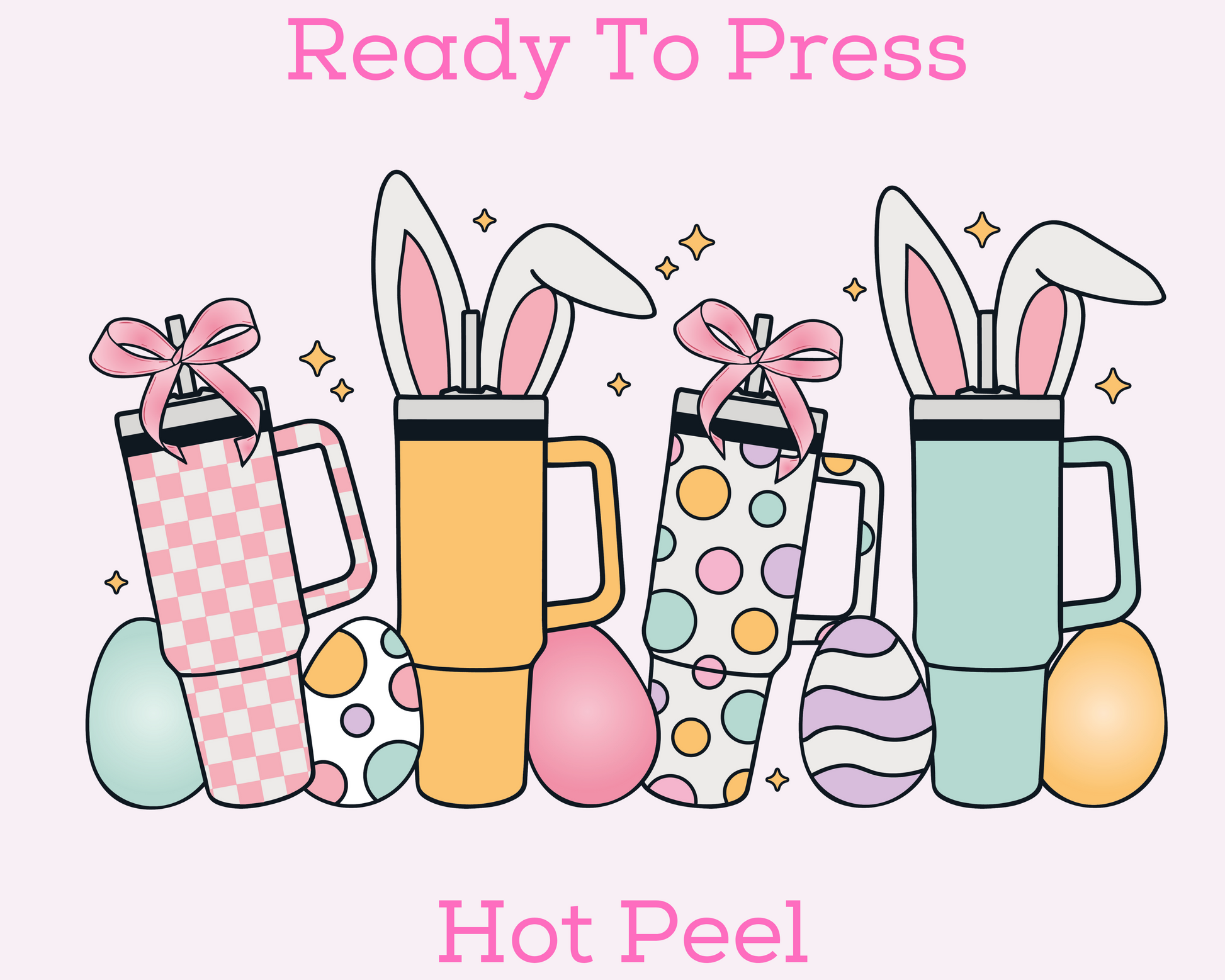 Easter Stanley Collage Easter DTF TRANSFER