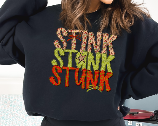 Green Man Stink DTF TRANSFER or UV DTF STICKER