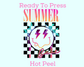 Summer Babe Summer DTF TRANSFER or UV DTF STICKER