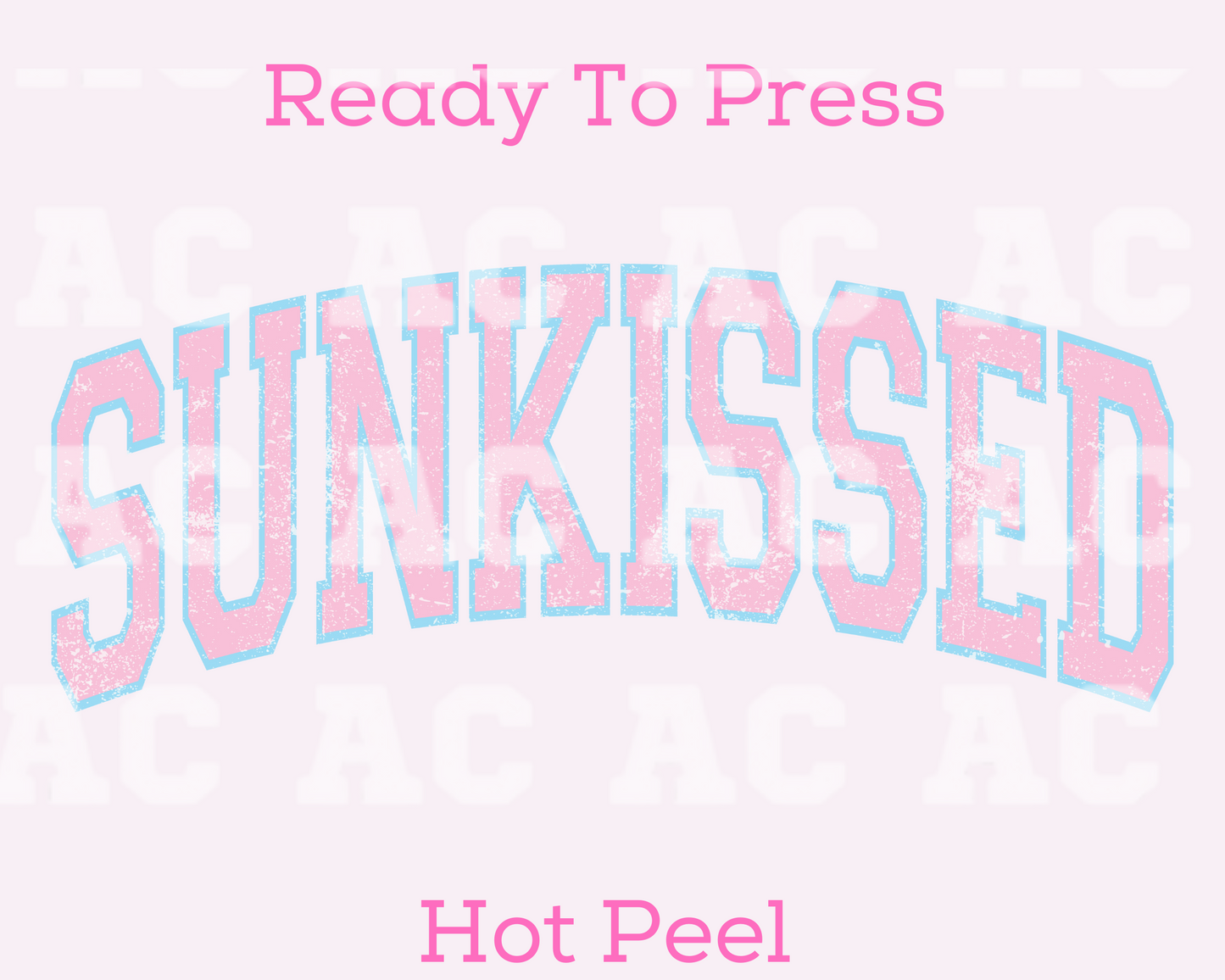 Sunkissed (Distressed) DTF TRANSFER or UV DTF STICKER