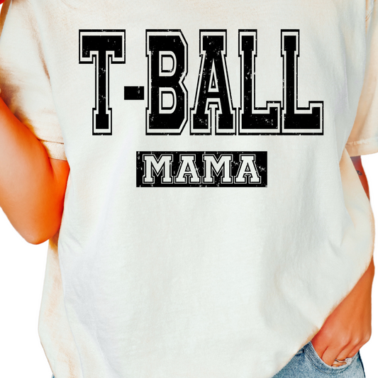 In My T-Ball Era Baseball DTF TRANSFER or UV DTF STICKER