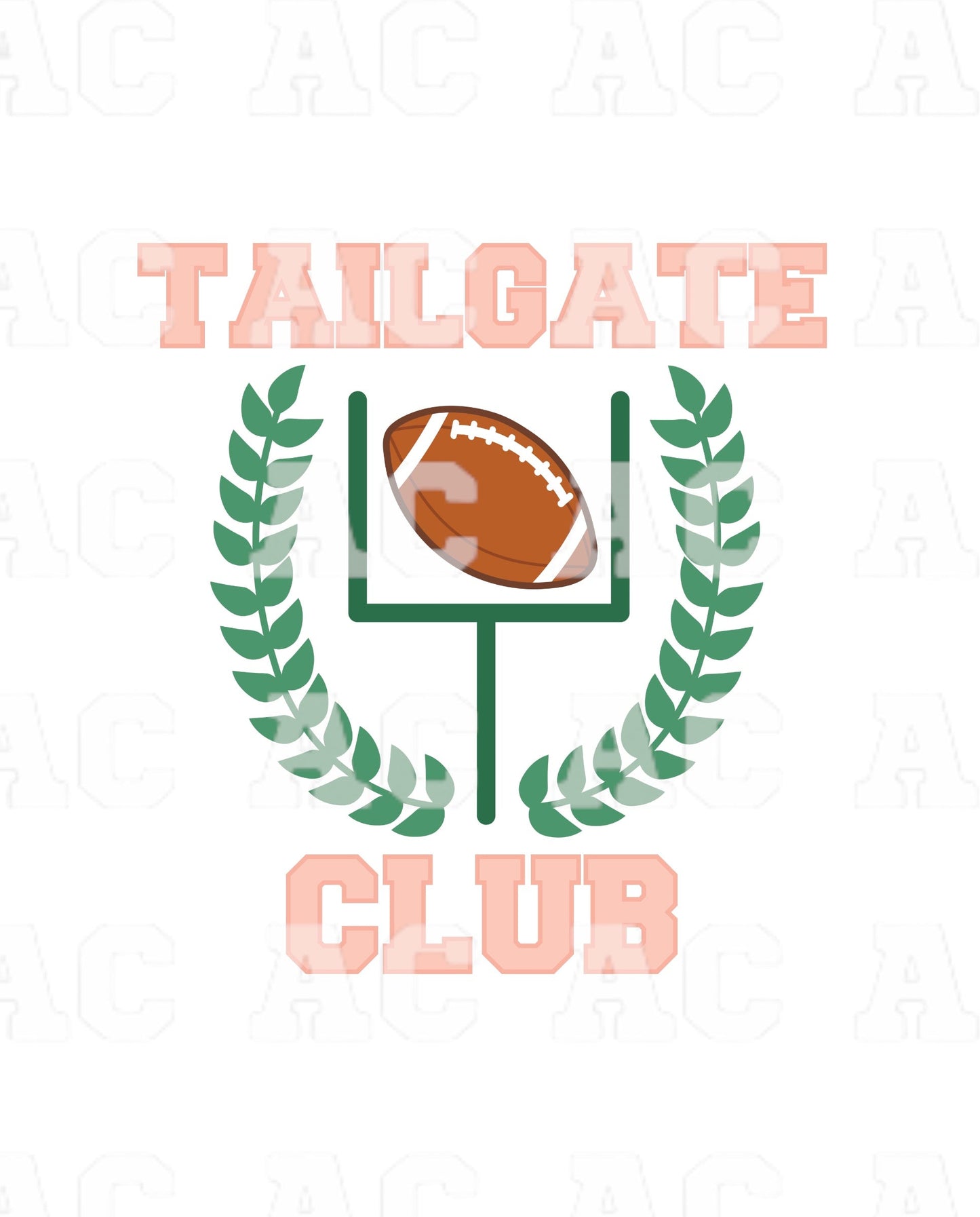 Tailgate Club DTF TRANSFER or UV DTF STICKER DECAL
