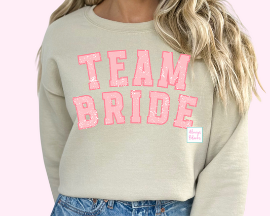 Team Bride DTF TRANSFER or UV DTF STICKER DECAL